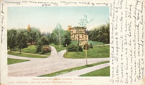 1903-05-23 Observatory and Green, Amherst College, Mass.